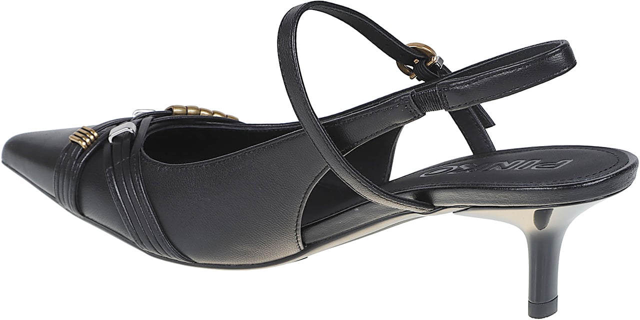 Pinko Gloria 18 Slingback Black Zwart