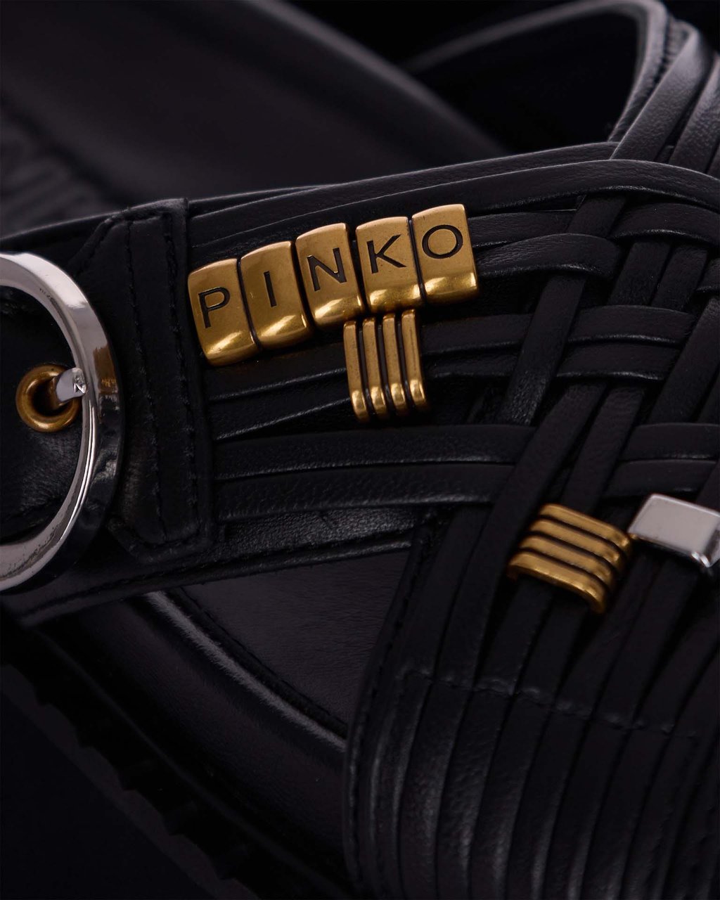 Pinko Sandals Black Zwart