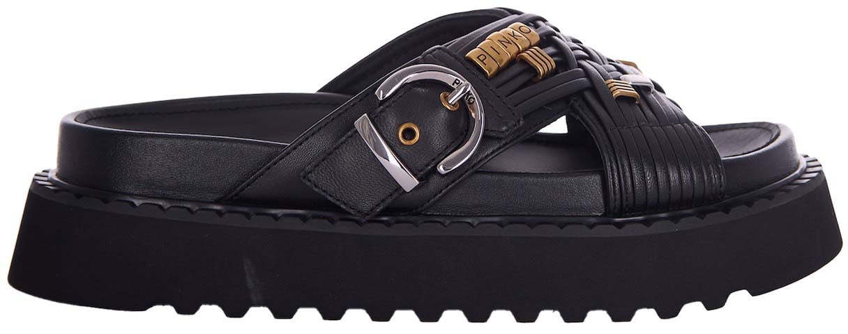 Pinko Sandals Black Zwart