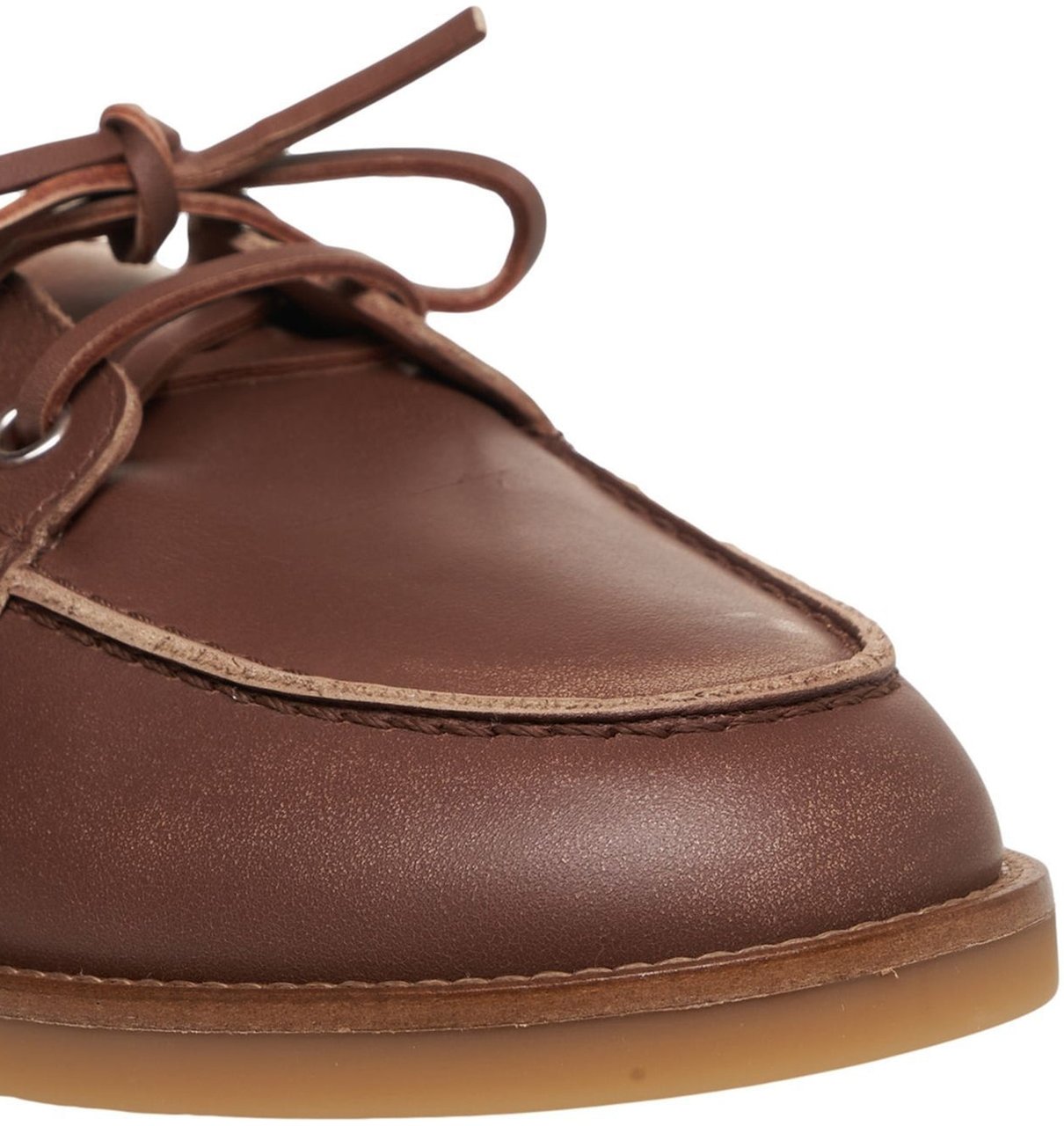 Pinko Leather boat shoes Bruin