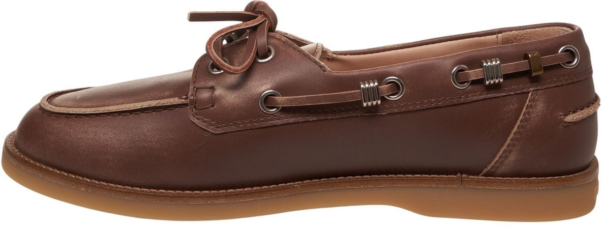 Pinko Leather boat shoes Bruin