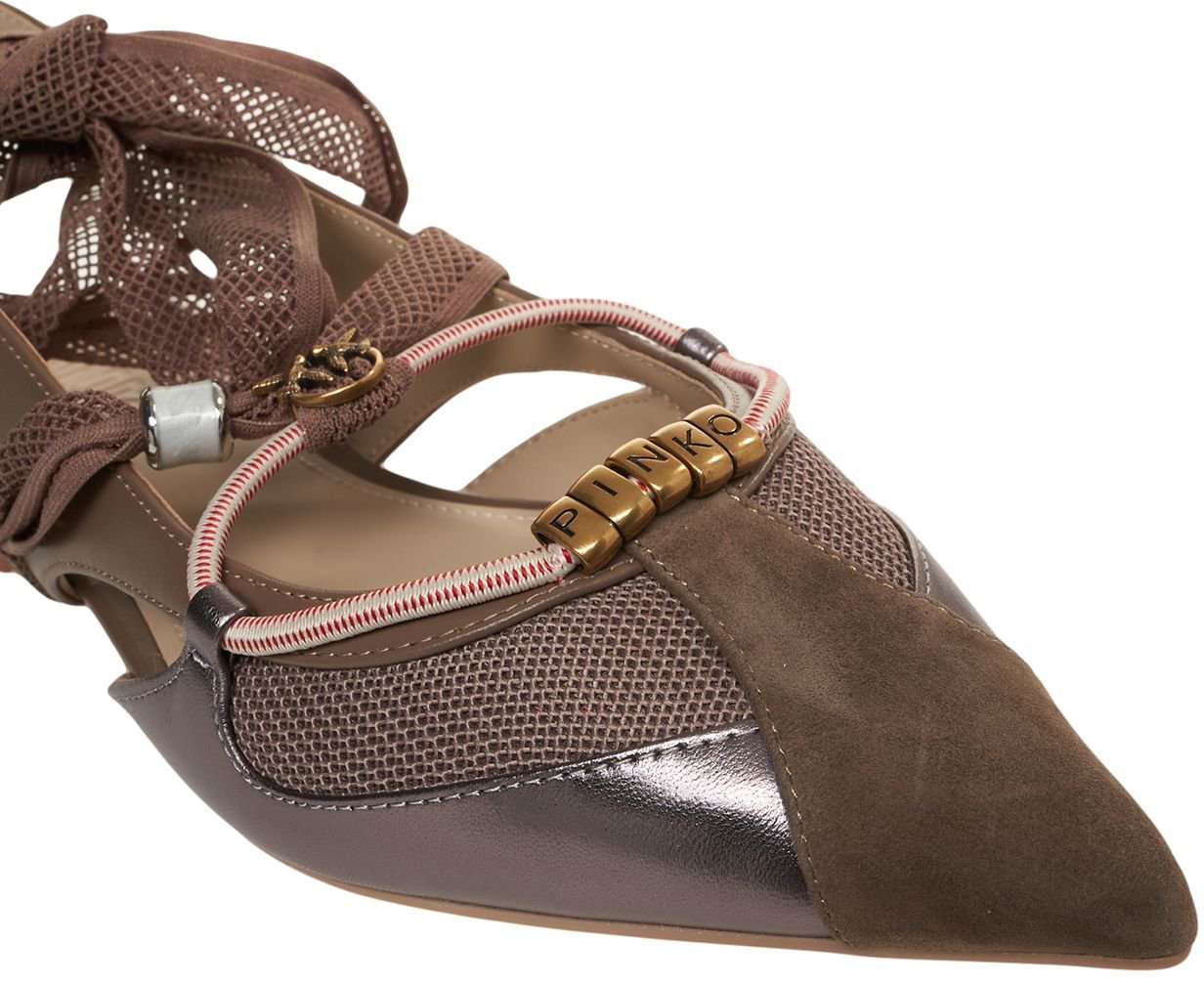 Pinko Sandals 'Giandra' Bruin