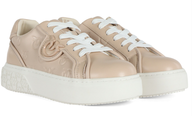 Pinko Flat Shoes Nude Neutraal