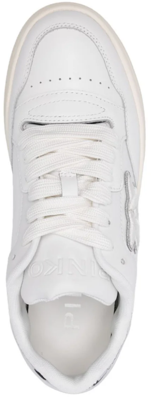 Pinko Sneakers Biancoplatino Wit