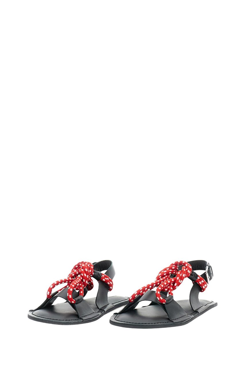 Plan C Lanyard Cord Sandals Zwart