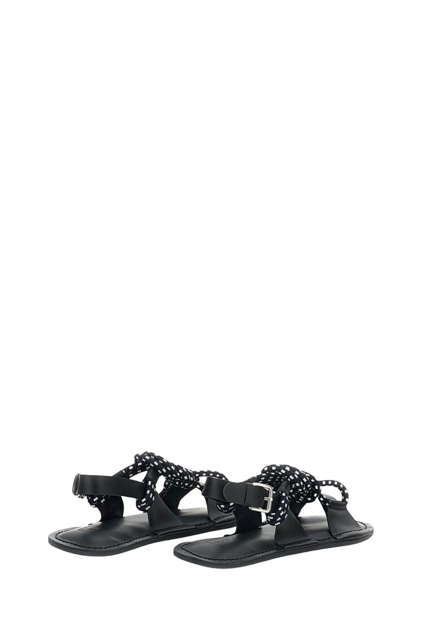 Plan C Lanyard Cord Sandals Zwart
