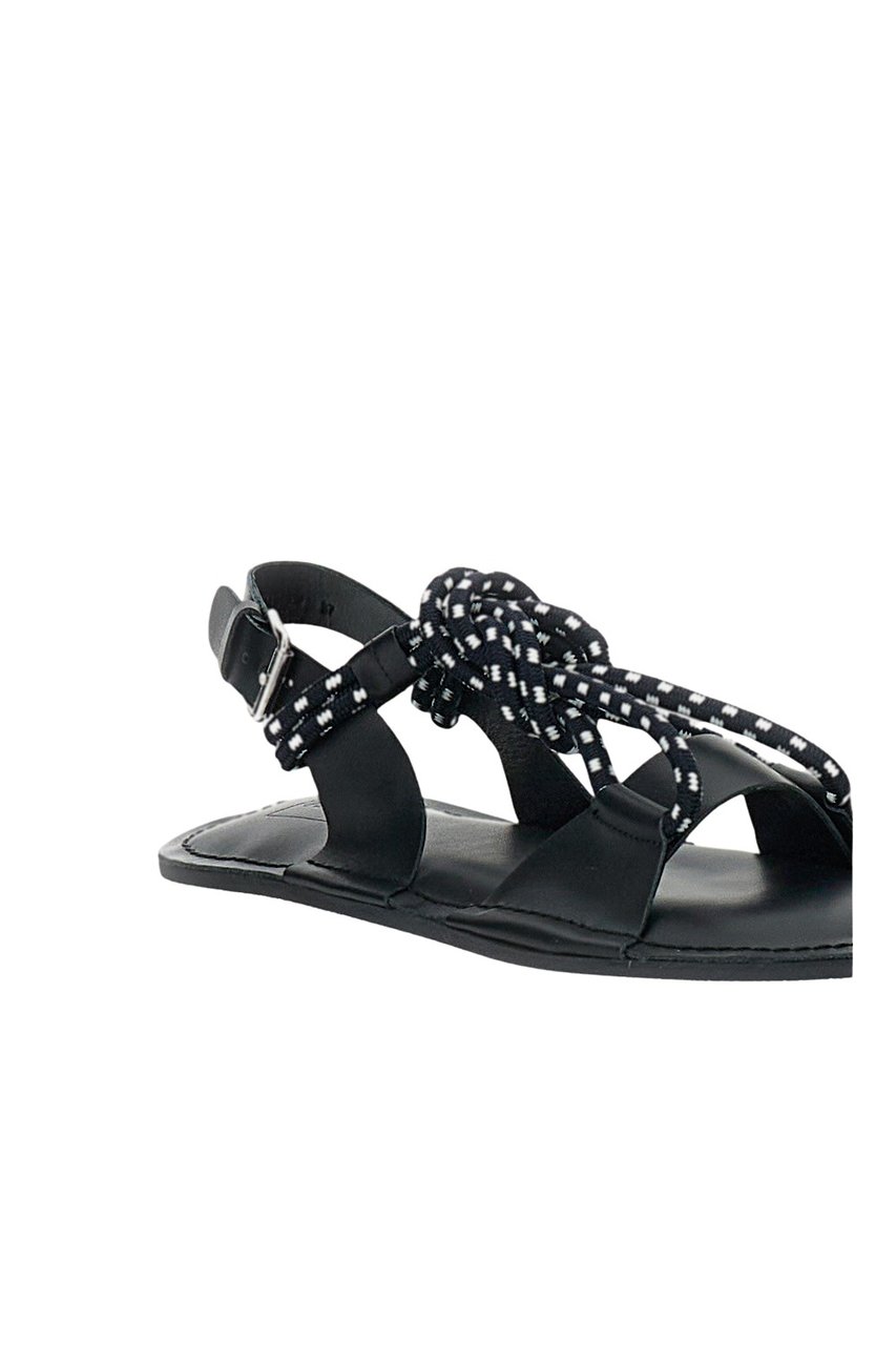 Plan C Lanyard Cord Sandals Zwart