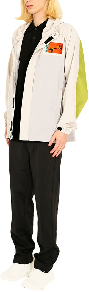 Pleasures Tango Shell Jacket Tan/grey Grijs