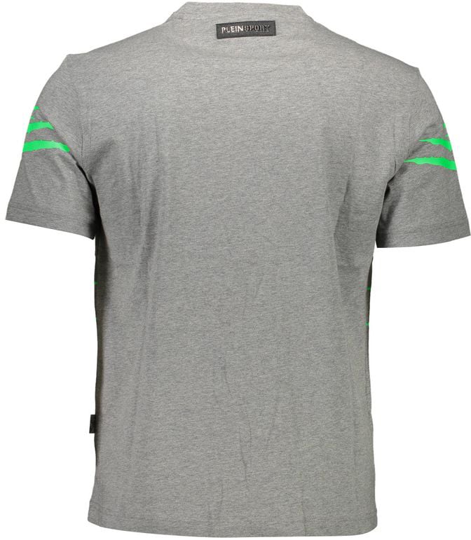 Plein Sport Grigio Cotton Men T-Shirt Rood