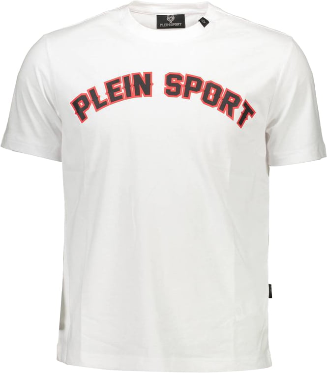 Plein Sport White Cotton Men's T-Shirt Wit