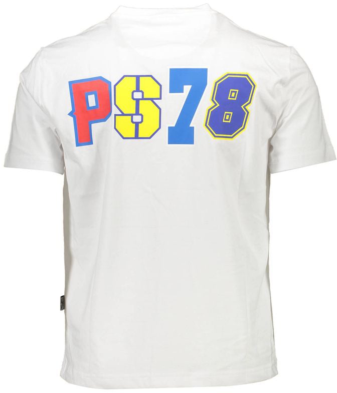 Plein Sport White Cotton Men's T-Shirt Wit