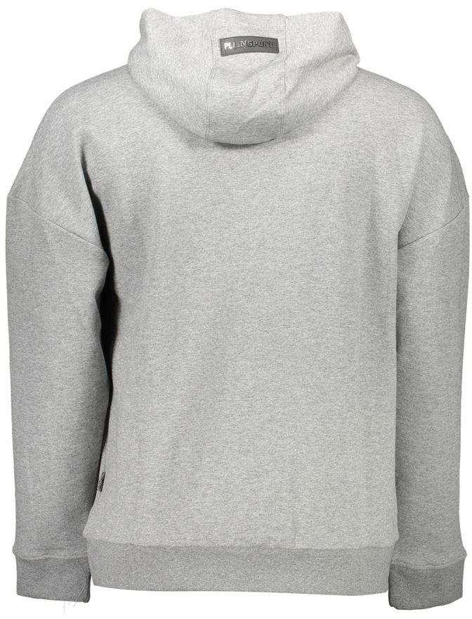 Plein Sport Grigio Cotton Men's Sweatshirt Blauw