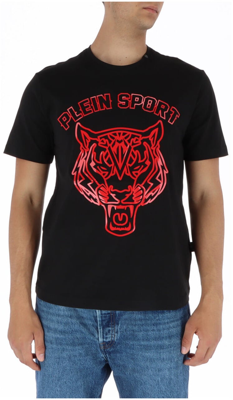 Plein Sport Men T-Shirt Zwart