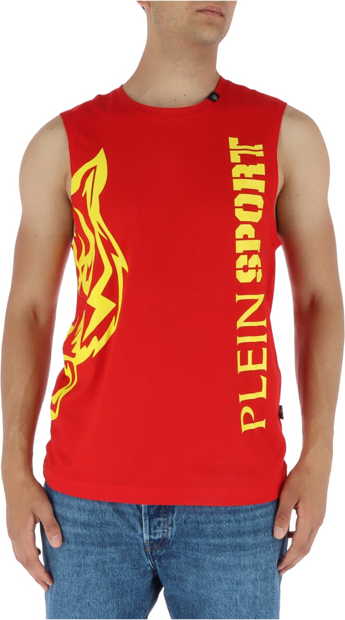 Plein Sport Men Undershirt Rood