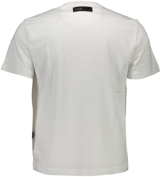 Plein Sport White Cotton Men's T-Shirt Wit