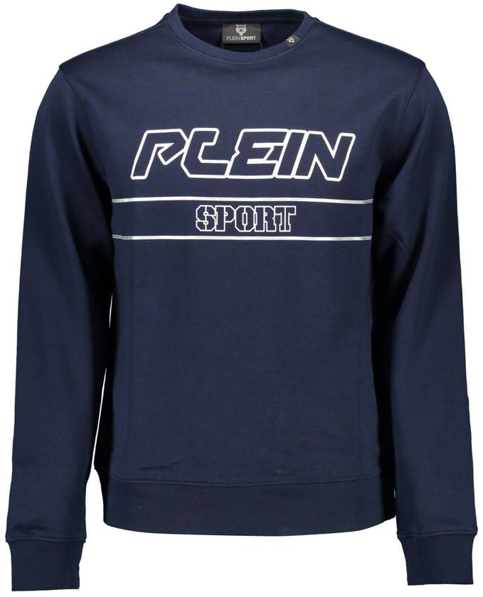 Plein Sport Blue Cotton Men's Sweatshirt Grijs
