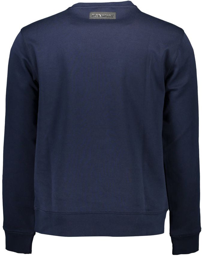 Plein Sport Blue Cotton Men's Sweatshirt Grijs