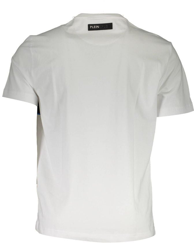 Plein Sport White Cotton Men's T-Shirt Wit