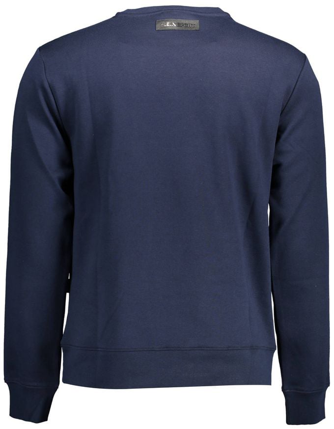 Plein Sport Plein Sport Blue Cotton Men's Sweatshirt Blauw
