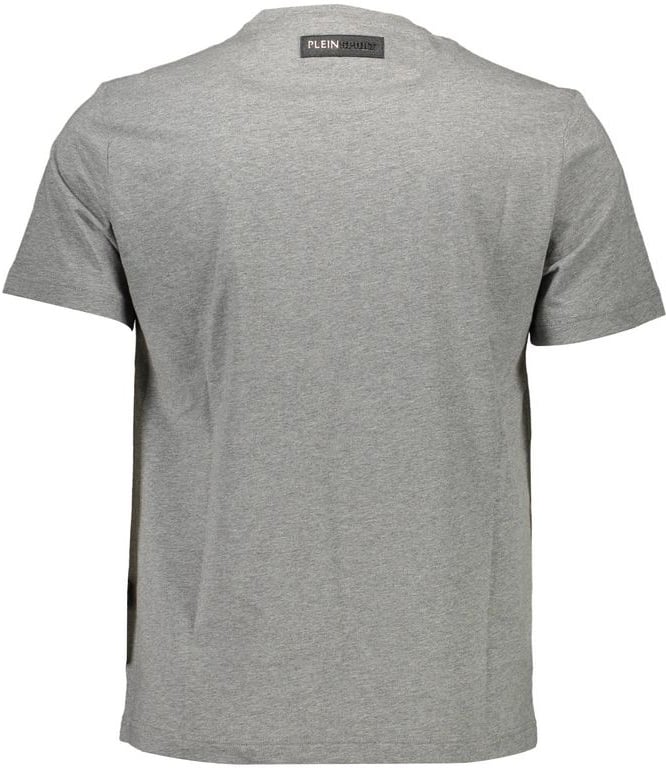 Plein Sport Grigio Cotton Men's T-Shirt Grijs