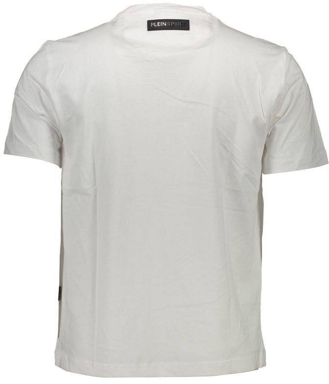 Plein Sport White Cotton Men's T-Shirt Wit