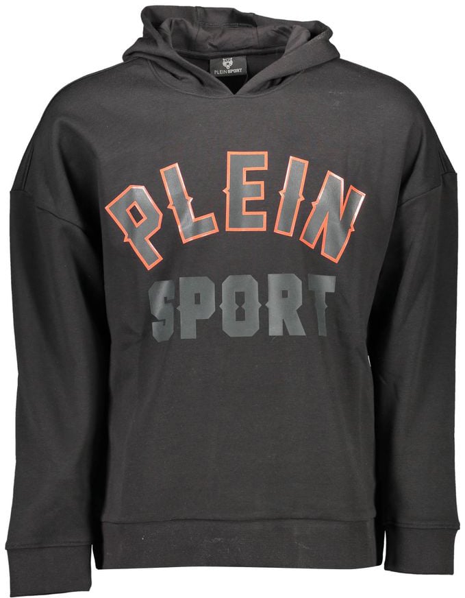 Plein Sport Black Cotton Men's Sweatshirt Zwart