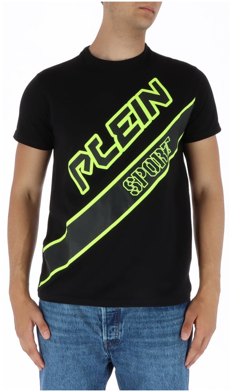Plein Sport Men T-Shirt Zwart