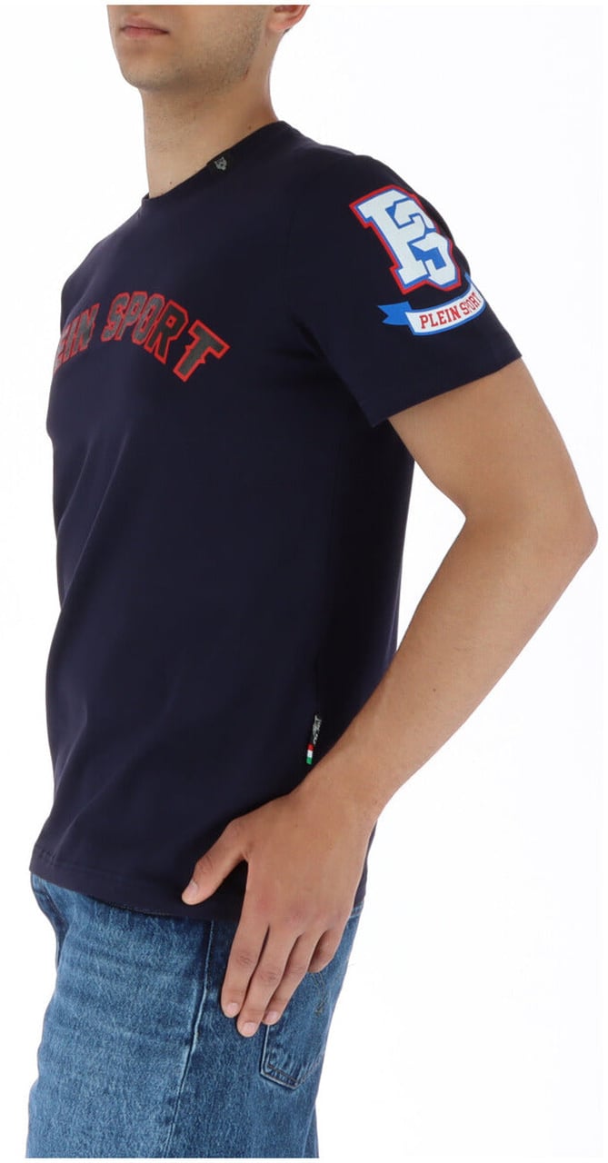 Plein Sport Men T-Shirt Blauw