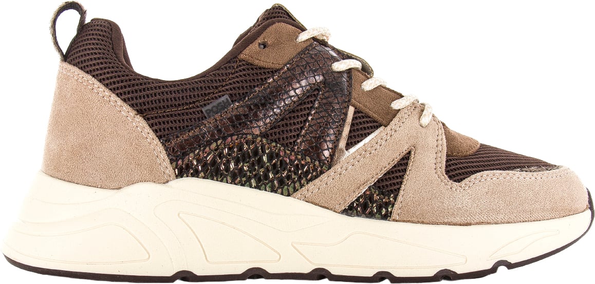 POELMAN POSH By Poelman sneaker beige brown Bruin