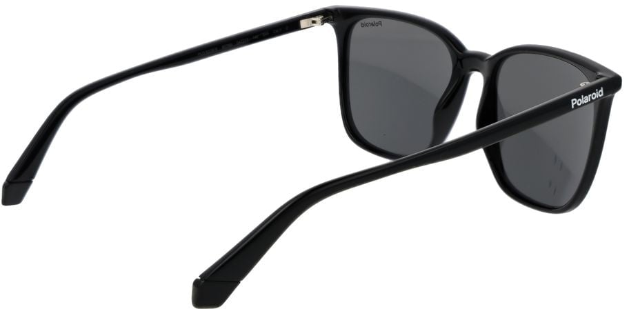 Polaroid Black Plastic Sunglasses Zwart
