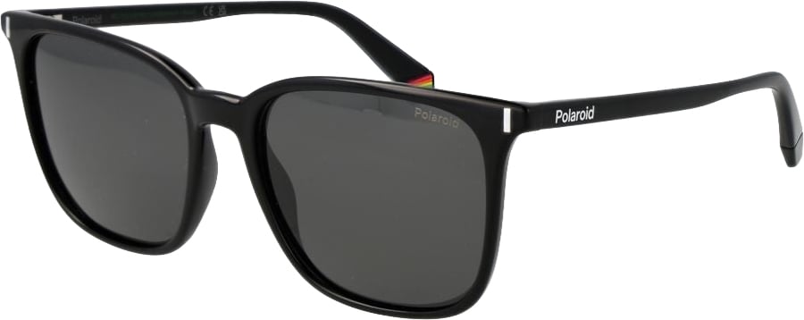 Polaroid Black Plastic Sunglasses Zwart