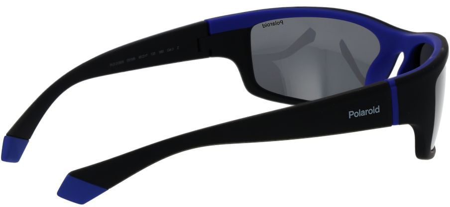 Polaroid Black Plastic Sunglasses Zwart