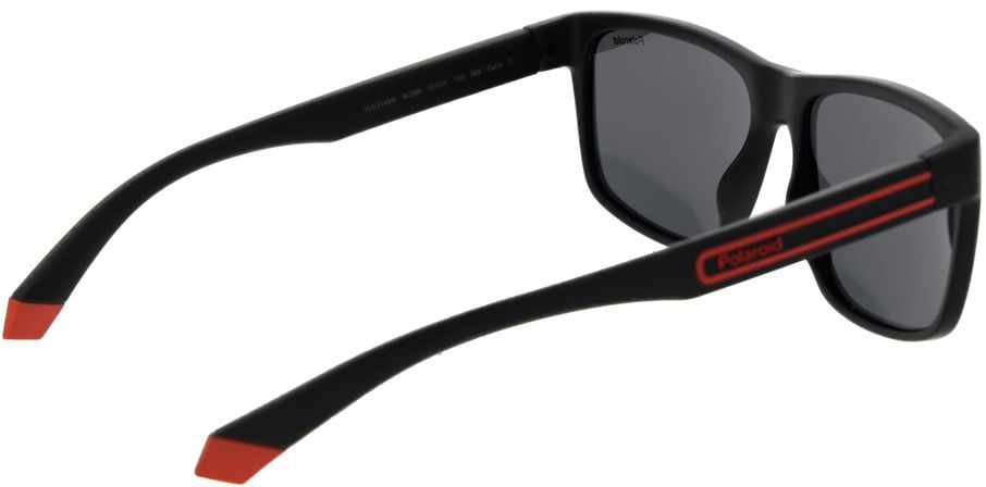 Polaroid Black Plastic Sunglasses Zwart
