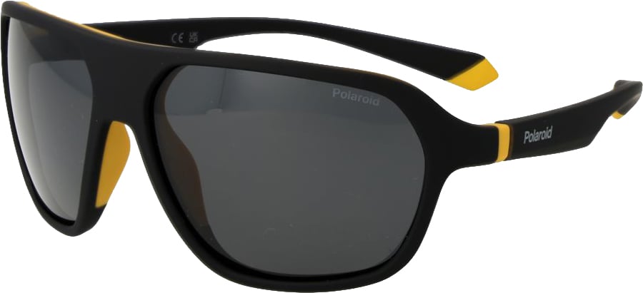 Polaroid Black Plastic Sunglasses Zwart