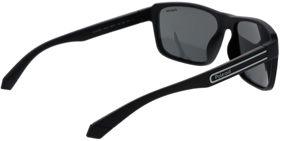 Polaroid Black Plastic Sunglasses Zwart