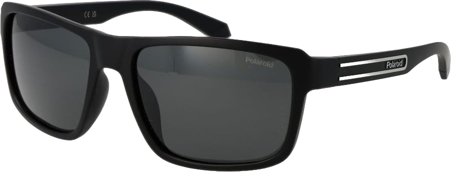 Polaroid Black Plastic Sunglasses Zwart