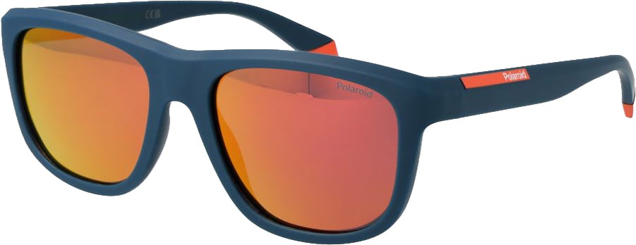 Polaroid Blue Plastic Sunglasses Blauw