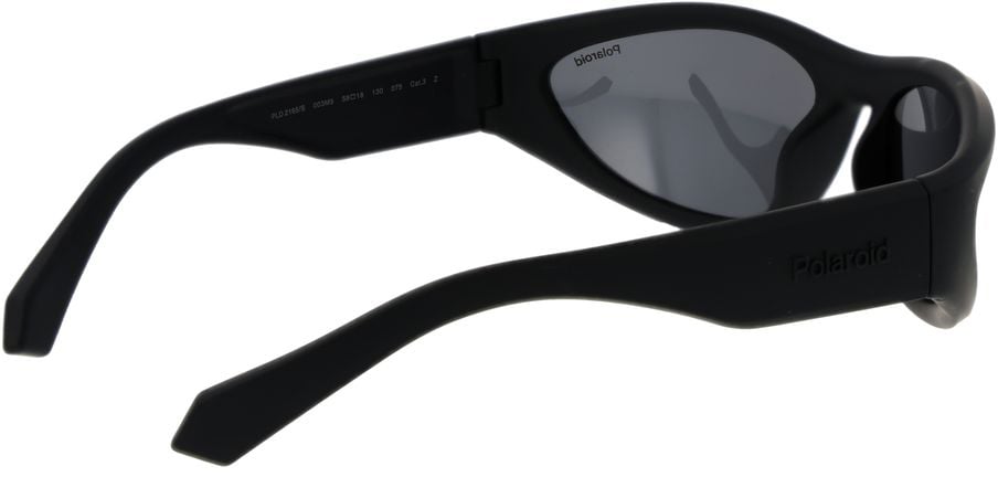 Polaroid Black Plastic Sunglasses Zwart