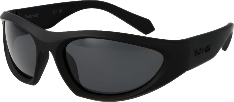 Polaroid Black Plastic Sunglasses Zwart