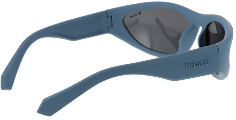 Polaroid Blue Plastic Sunglasses Blauw