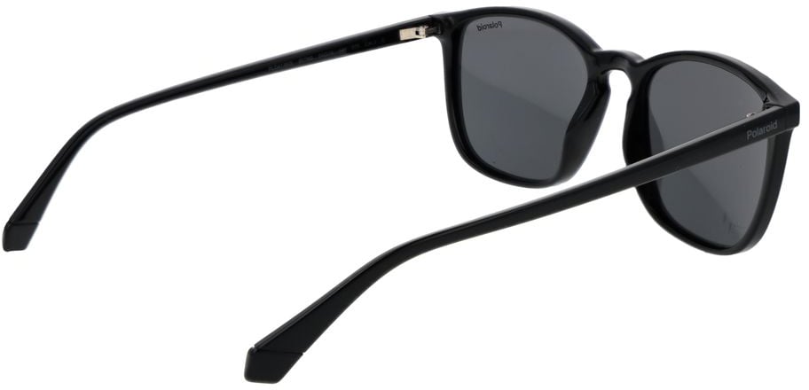 Polaroid Black Plastic Sunglasses Zwart