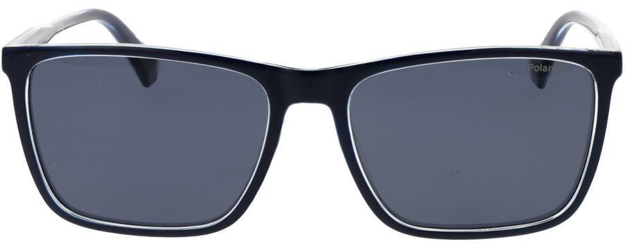 Polaroid Blue Plastic Sunglasses Blauw