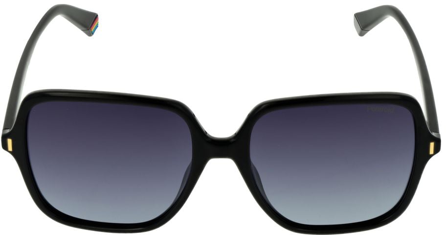 Polaroid Black Plastic Sunglasses Zwart