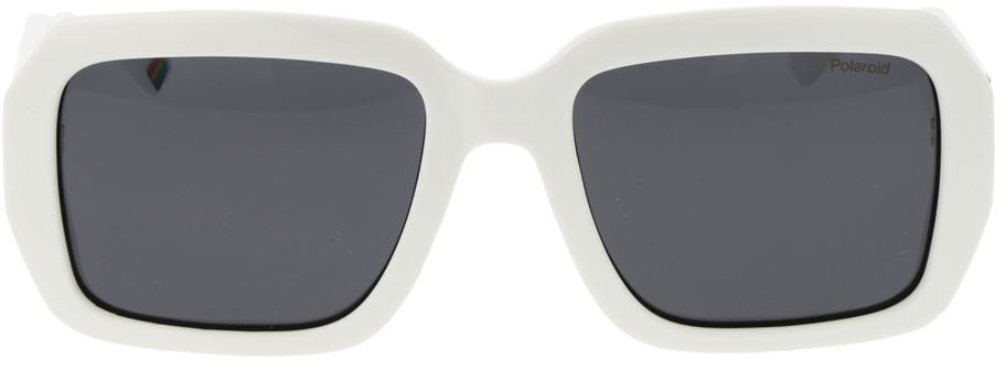 Polaroid White Plastic Sunglasses Wit