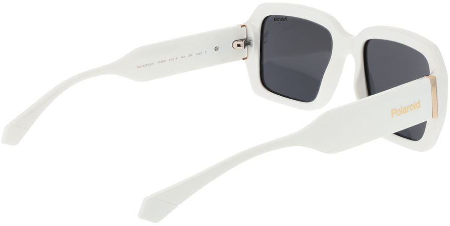 Polaroid White Plastic Sunglasses Wit
