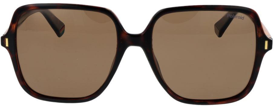 Polaroid Brown Plastic Sunglasses Bruin
