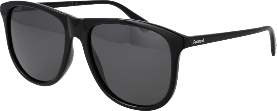 Polaroid Black Plastic Sunglasses Zwart
