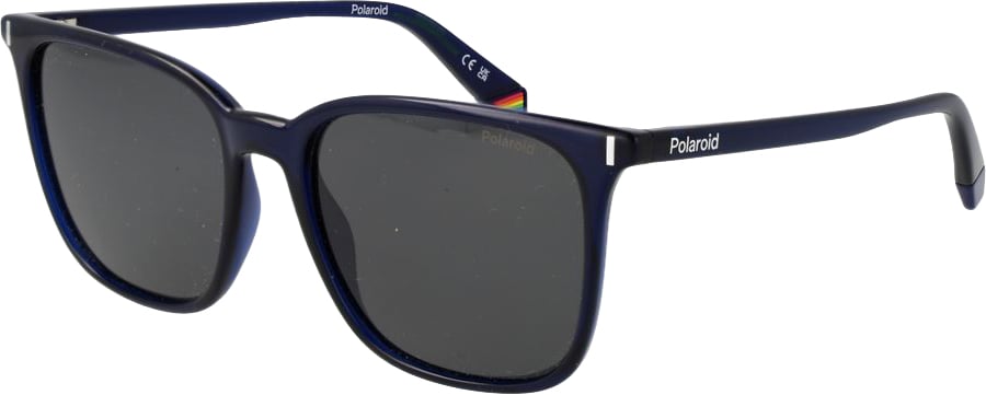 Polaroid Blue Plastic Sunglasses Blauw