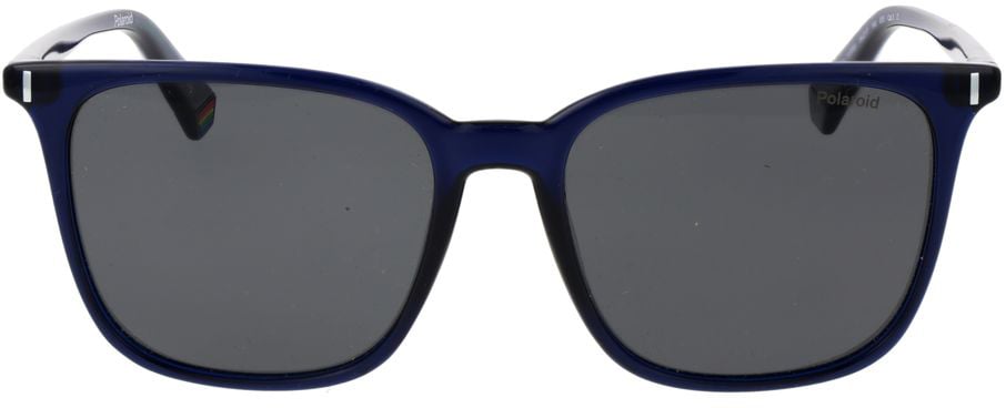 Polaroid Blue Plastic Sunglasses Blauw
