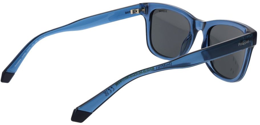 Polaroid Blue Plastic Sunglasses Blauw